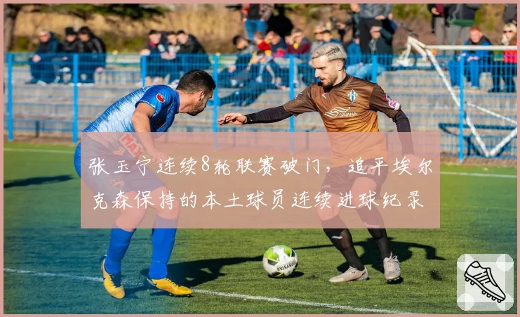 张玉宁连续8轮联赛破门，追平埃尔克森保持的本土球员连续进球纪录